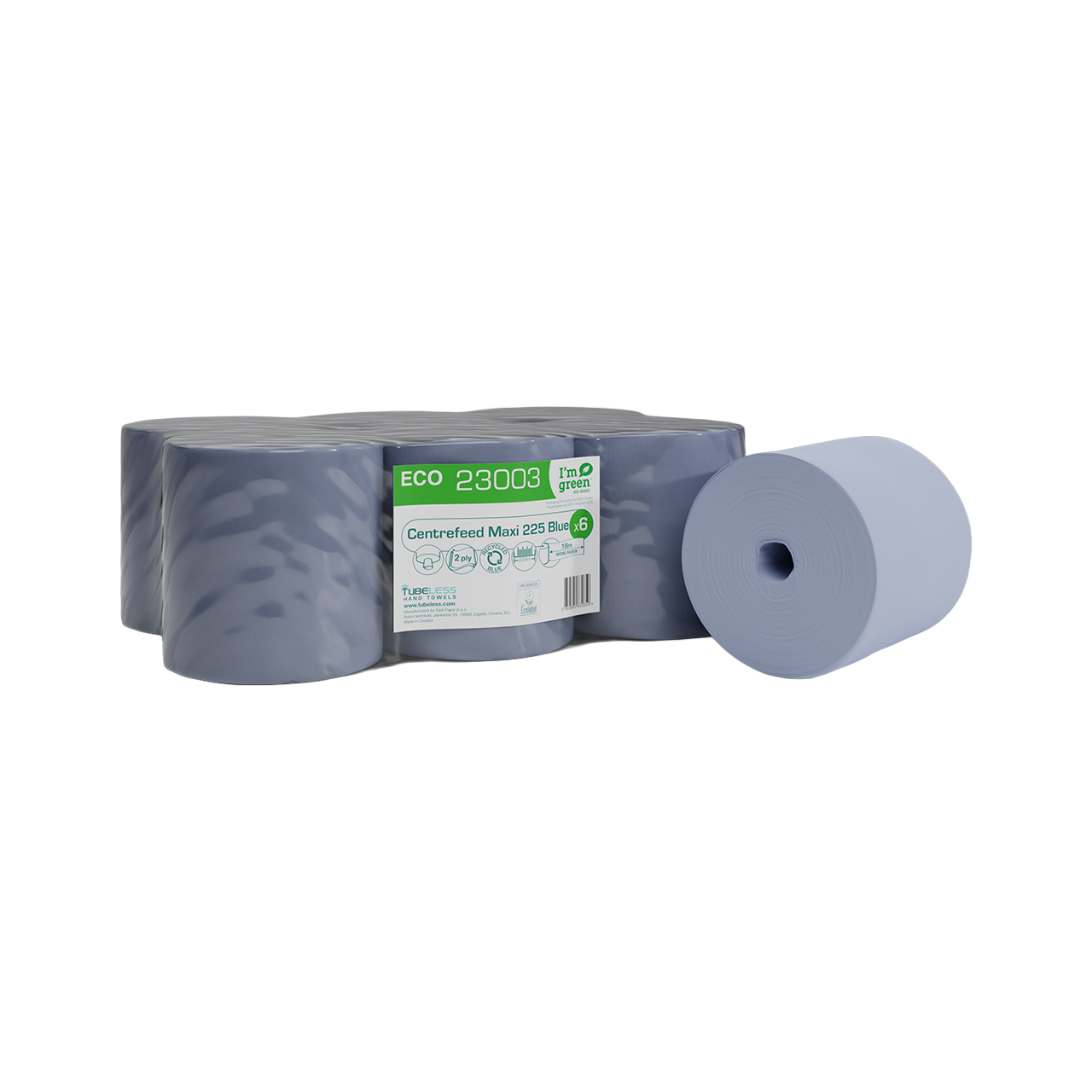 Centrefeed Maxi Eco 225 Blue